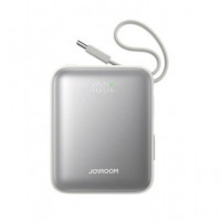 JOYROOM Bateria Externa 10000MAH con Certificacion China Homologada Ccc 22.5W Blanco+cable C+light