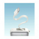 JOYROOM Bateria Externa 10000Mah Con Certificacion China Homologada CCC 22.5W Blanco+Cable C+Light