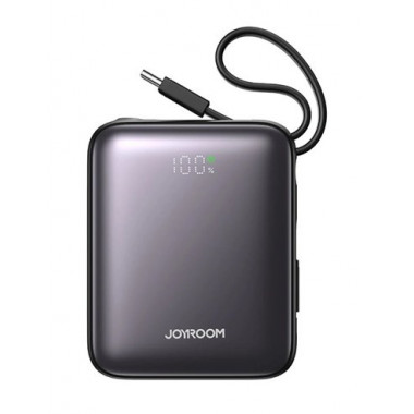 JOYROOM Bateria Externa 10000Mah Con Certificacion China Homologada CCC 22.5W Negro / tipo C +light
