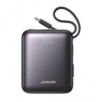 JOYROOM Bateria Externa 10000MAH con Certificacion China Homologada Ccc 22.5W Negro / Tipo C +light