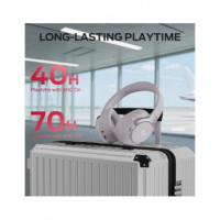 MONSTER Auricular BLUETOOTH Tipo Casco Persona 5TH Anc con Cancelacion Ruido Lila