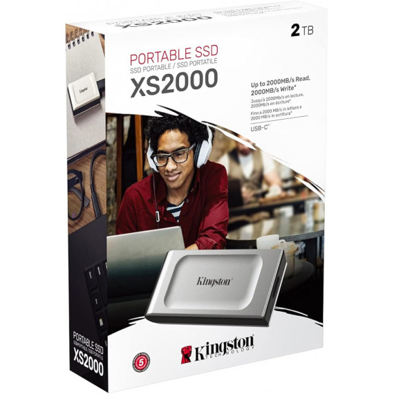 Disco Duro Ssd Externo KINGSTON 2TB USB 3.2