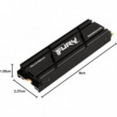 Disco Duro Ssd KINGSTON Fury Renegade Pcie 4.0 Nvme M.2 2TB