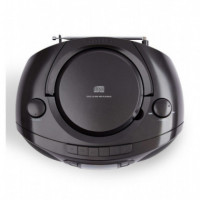 Radio Cassette Portátil con Cd, BLUETOOTH y USB AIWA BBTC-550BK Negro