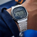 CASIO A140WE-2A | Vintage – Reloj Digital Plateado Azul