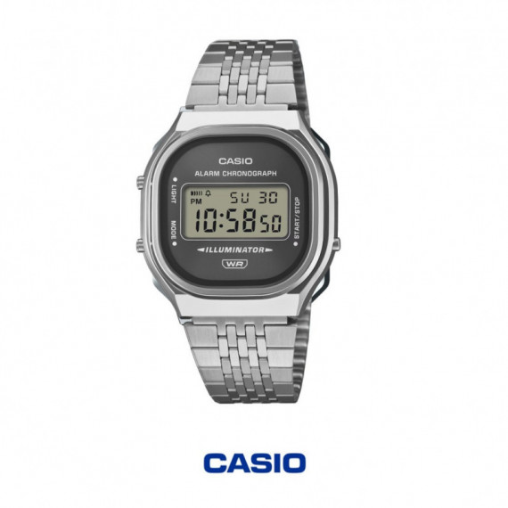 CASIO A140WE-8A | Vintage – Reloj Digital Plateado Gris