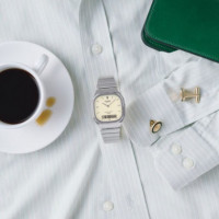 CASIO AQ-240E-7A2 | Collection – Reloj Analógico-digital Esfera Crema