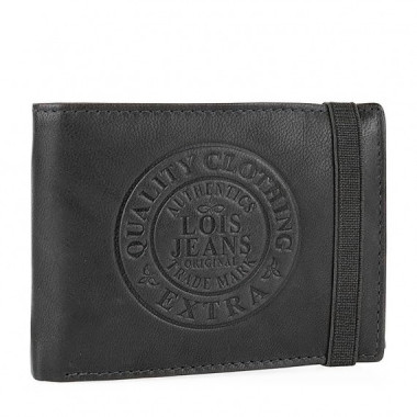 Cartera Billetera de Piel con Monedero y M&uacute;ltiples Compartimentos  LOIS