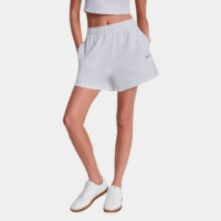 Short Metallic Bubble Logo Smocked  DKNY
