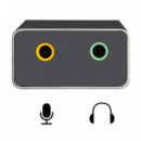 Adaptador Audio EWENT Usb-c Hembra a Audio 2 X Jack 3.5MM