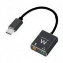 Adaptador Audio EWENT Usb-c Hembra a Audio 2 X Jack 3.5MM