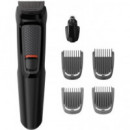 PHILIPS Afeitadora Multigroom MG3710/15 6 en 1 Recargable Lavable