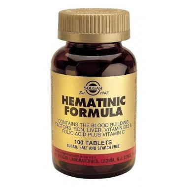 Hematinica 100 Comprimidos SOLGAR