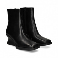 Botin Piel Negro  CAMPER