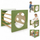 Cubo Escalada Montessori Verde Natural  MONTESSORI 509CREW