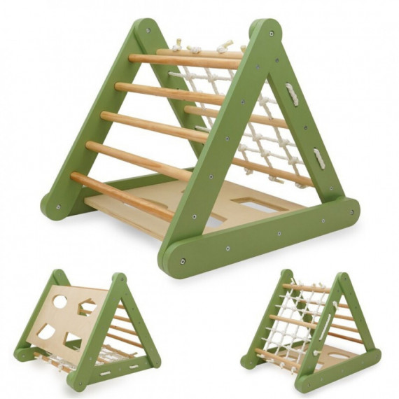 Triangulo Escalada Montessori Verde Natural  MONTESSORI 509CREW