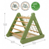 Triangulo Escalada Montessori Verde Natural  MONTESSORI 509CREW