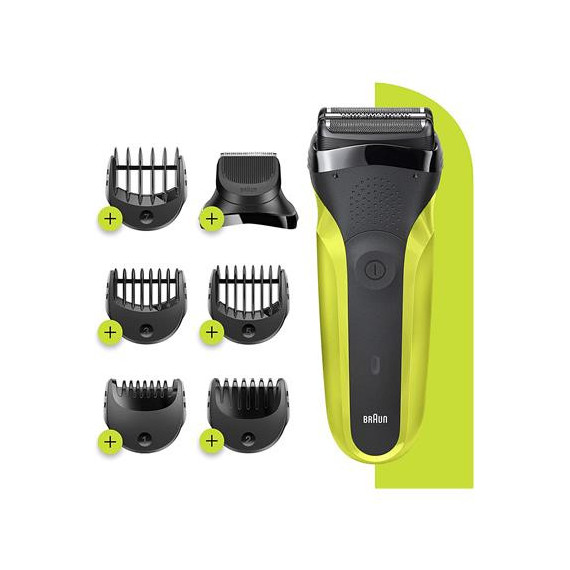 BRAUN Afeitadora S3 Shave & Style 300BT Afeitar,recortar,perfilar Recargable