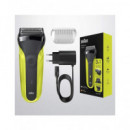 BRAUN Afeitadora S3 Shave & Style 300BT Afeitar,recortar,perfilar Recargable