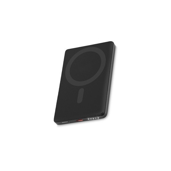 KSIX Bateria Externa Portatil 5000MAH con Carga Inalambrica Magnetica 20W