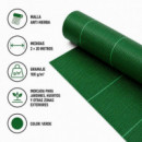 Malla Antihierba Verde DONNA GARDEN 2X10 Mts 100 Grs