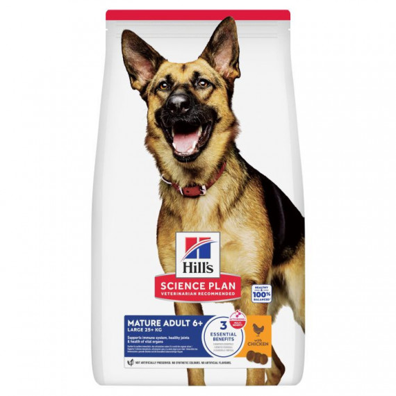 Hills Sp Perro Adulto Mature Large Pollo 14 Kg  HILL'S