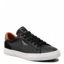 Zapatillas Clásicas con Detalles en ante - Kenton  PEPE JEANS