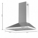 Bolero Flux Pm 603500 Inox B 60X46,5X95,1 Cm  CECOTEC