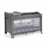 Cuna de Viaje Colecho Oxford Safari Gris  MS