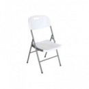 SUNGARDEN SG0157 SILLA RESINA PLEGABLE PRO 44X53X83CM BLANCA
