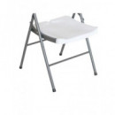 SUNGARDEN SG0157 SILLA RESINA PLEGABLE PRO 44X53X83CM BLANCA
