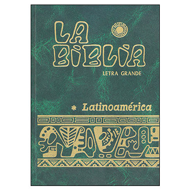 la Biblia Latinoam�rica (letra Grande Carton� Color U�eros)