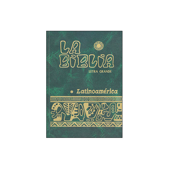 la Biblia Latinoam�rica (letra Grande Carton� Color U�eros)