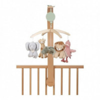 Movil Musical de Madera Safari Friends  LITTLE DUTCH
