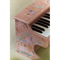 Piano de Madera Rosa Safari Friends  LITTLE DUTCH