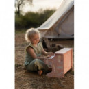 Piano de Madera Rosa Safari Friends  LITTLE DUTCH