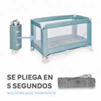 Cuna de Viaje Verde Elefante  MS