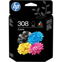 HP Pack de 2 Tintas 308 Negra y Color