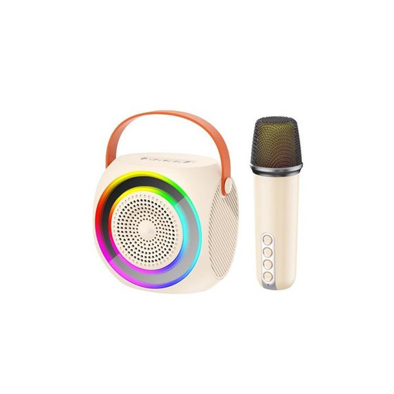 XO XOF42WH ALTAVOZ BLUETOOTH F42 + MICRÓFONO + EFECTOS LED BLANCO