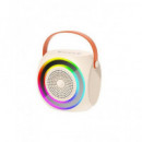 XO XOF42WH ALTAVOZ BLUETOOTH F42 + MICRÓFONO + EFECTOS LED BLANCO