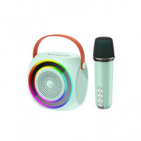 XO XOF42BL ALTAVOZ BLUETOOTH F42 + MICRÓFONO + EFECTOS LED AZUL