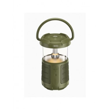 XO XOF49GR ALTAVOZ BLUETOOTH 15W CON LAMPARA CAMPING F49 VERDE
