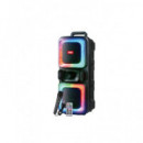 XO XOF55 ALTAVOZ KARAOKE RGB 20W CON MICROFONO F55