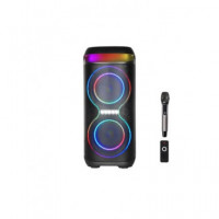 XO XOF70 ALTAVOZ KARAOKE 40W CON MICROFONO INALAMBRICO Y RGB F70