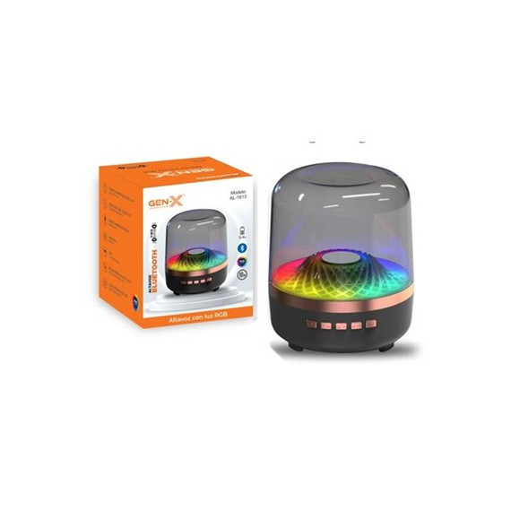 GEN-X AL-1613 ALTAVOZ BLUETOOTH TWS 10W CON LED RGB