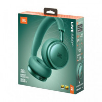 Auriculares Bluetooth JBL Live 680NC con Cancelación de Ruido Verde