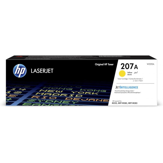 Tóner Original HP 207A Amarillo