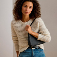 Bolso Danni Mediano de Piel Cruzada  RALPH LAUREN