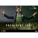 Figura Loki Presidente  HOT TOYS