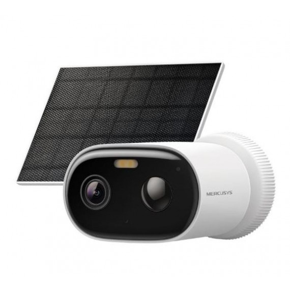 MERCUSYS CAMARA DE SEGURIDAD EXTERIOR IP WIFI CON PANEL SOLAR MC410 KIT